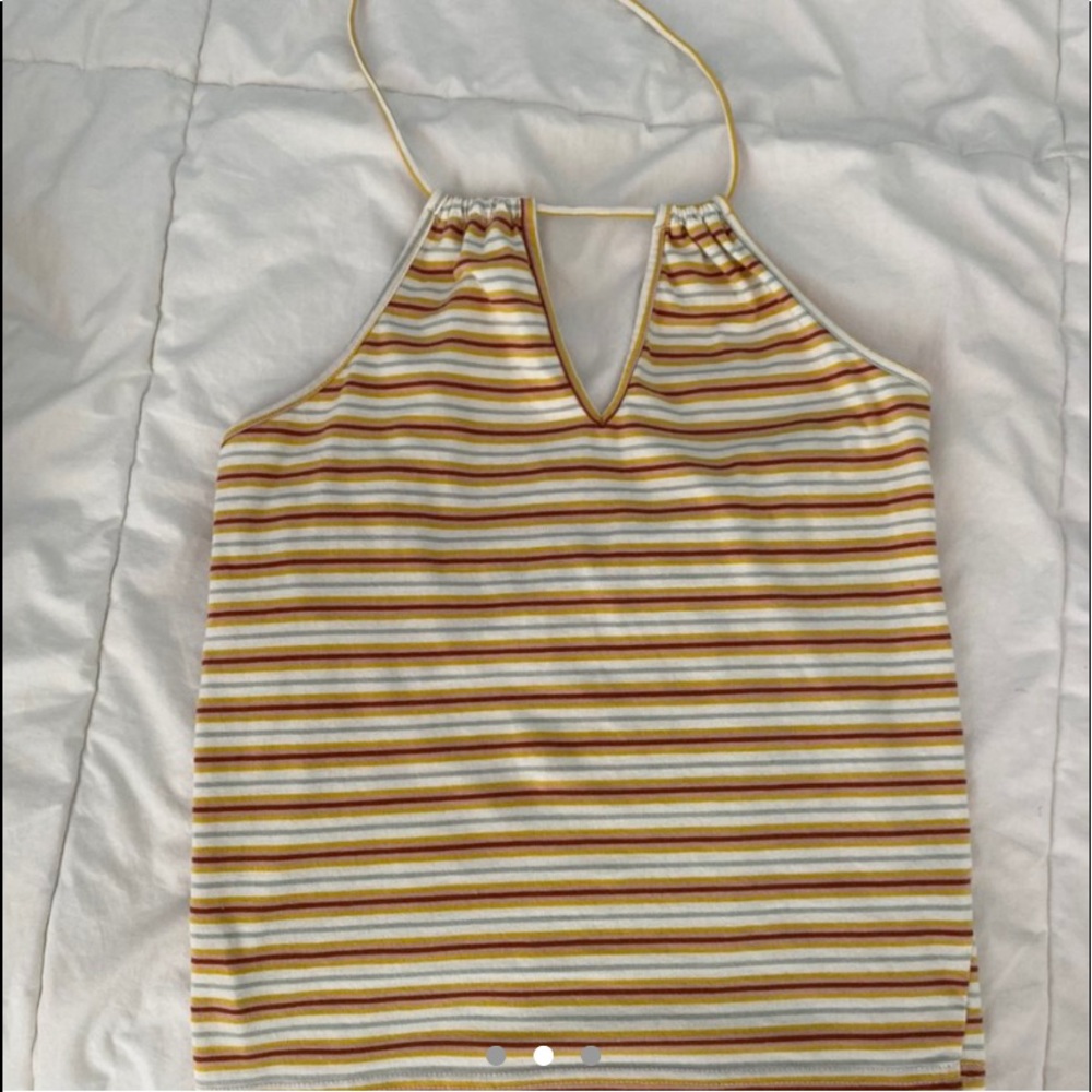 PacSun Me to We striped halter top